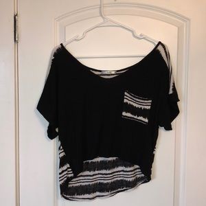 Black Crop Top